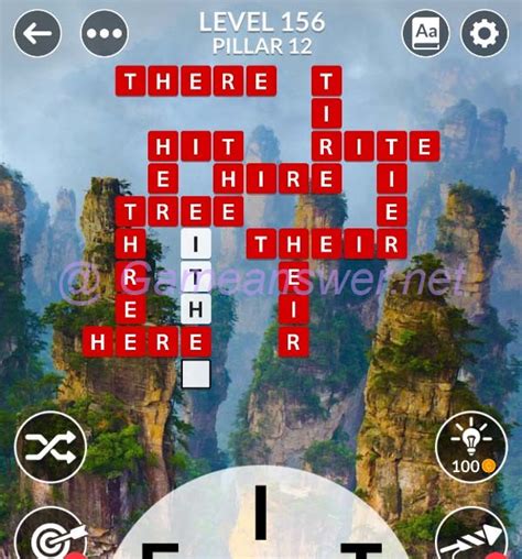 Wordscapes Level 156 Answers [ + Bonus Words ] .
